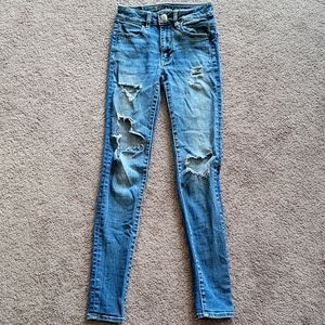 AE | Skinny ripped jeans | Super Stretch | 00